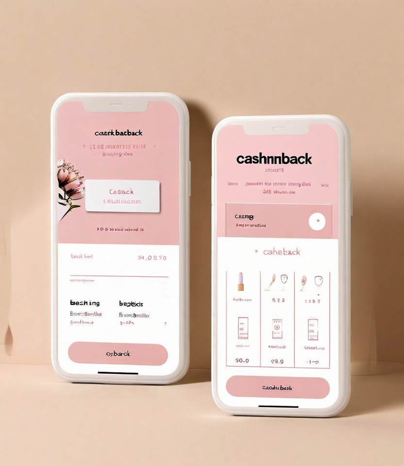 sheerME app showing booking and cashback wallet